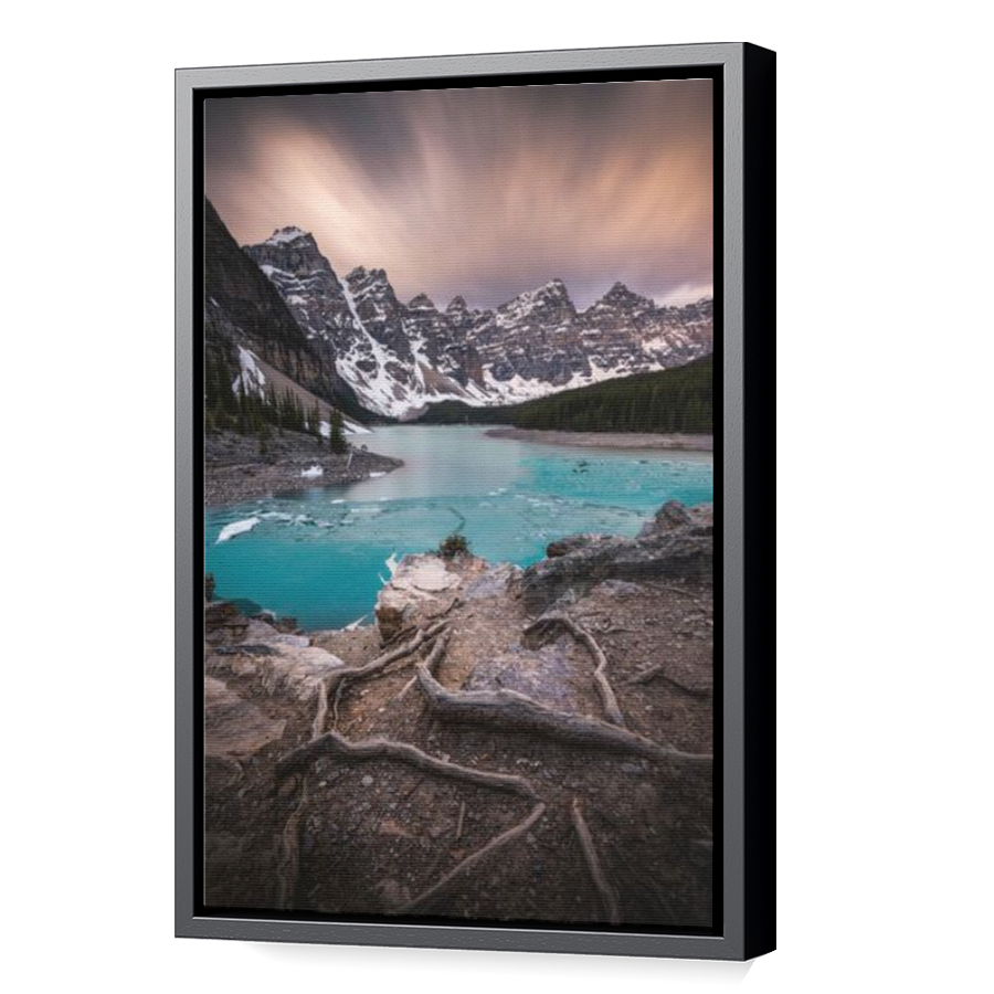 Thumbnail for Canvas - Black Floating Frame