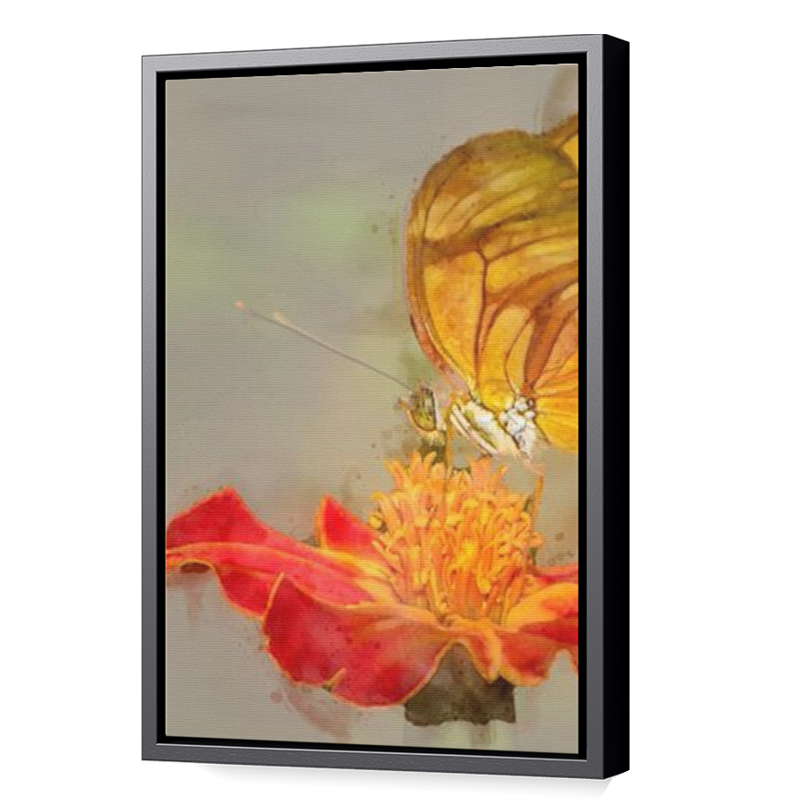 Thumbnail for Canvas - Black Floating Frame