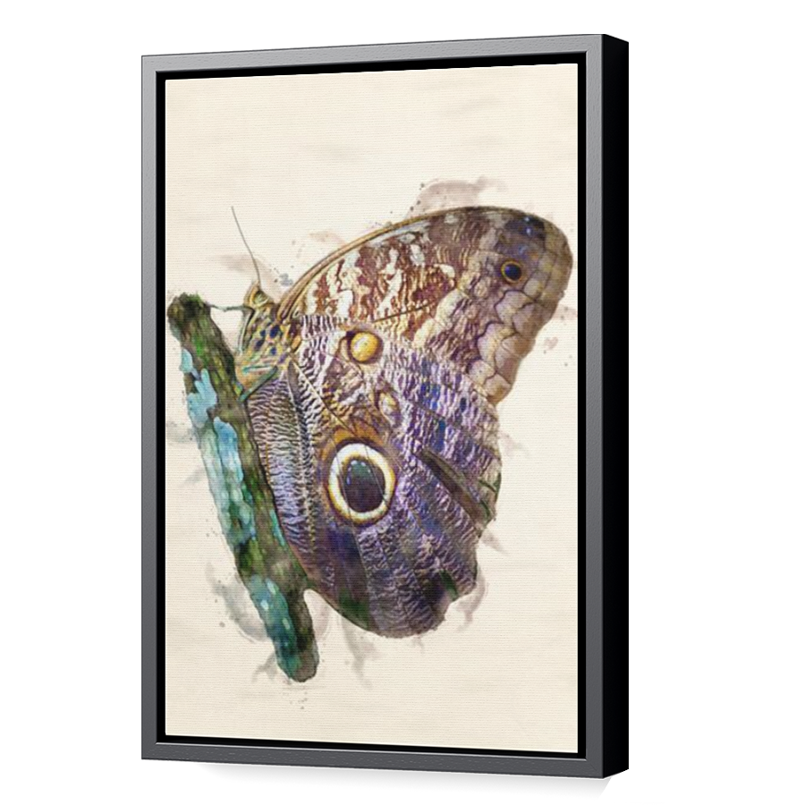 Thumbnail for Canvas - Black Floating Frame
