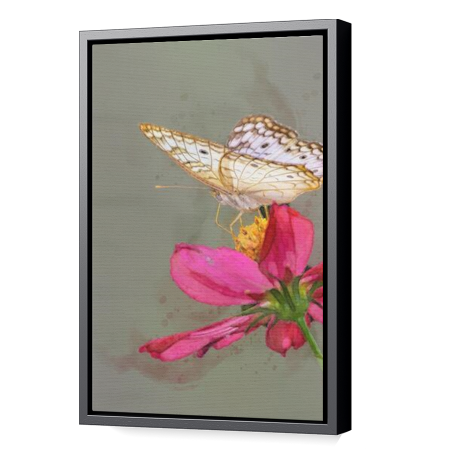 Thumbnail for Canvas - Black Floating Frame