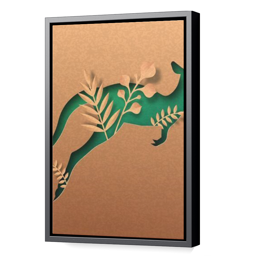 Thumbnail for Canvas - Black Floating Frame