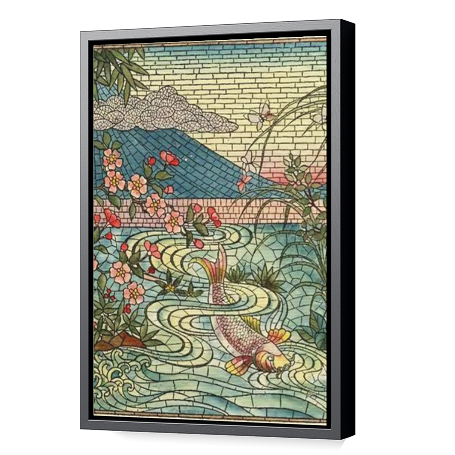 Thumbnail for Canvas - Black Floating Frame