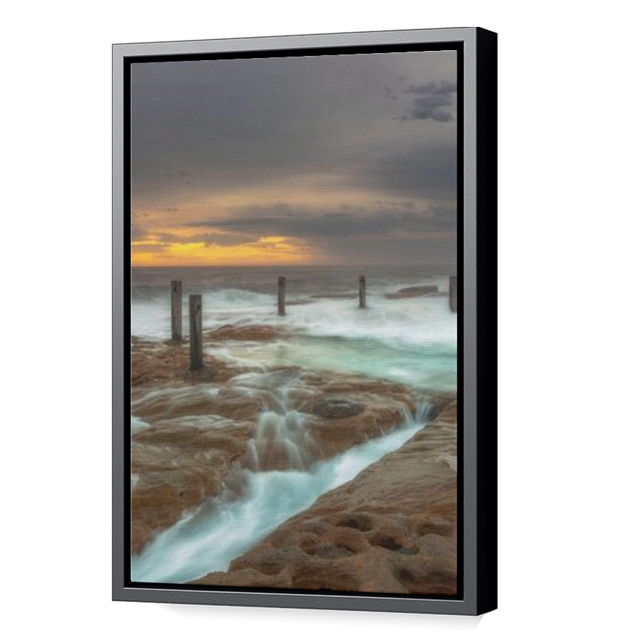 Thumbnail for Canvas - Black Floating Frame