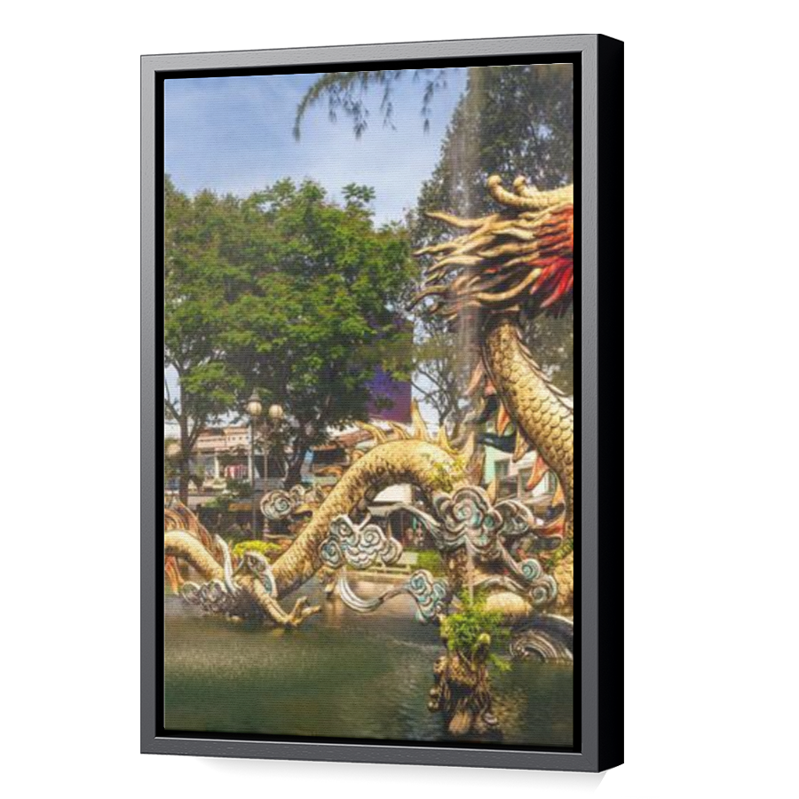 Thumbnail for Canvas - Black Floating Frame