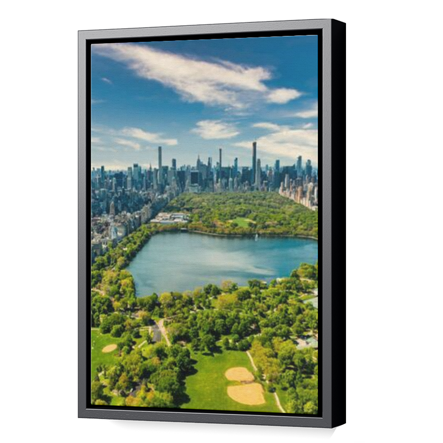 Thumbnail for Canvas - Black Floating Frame