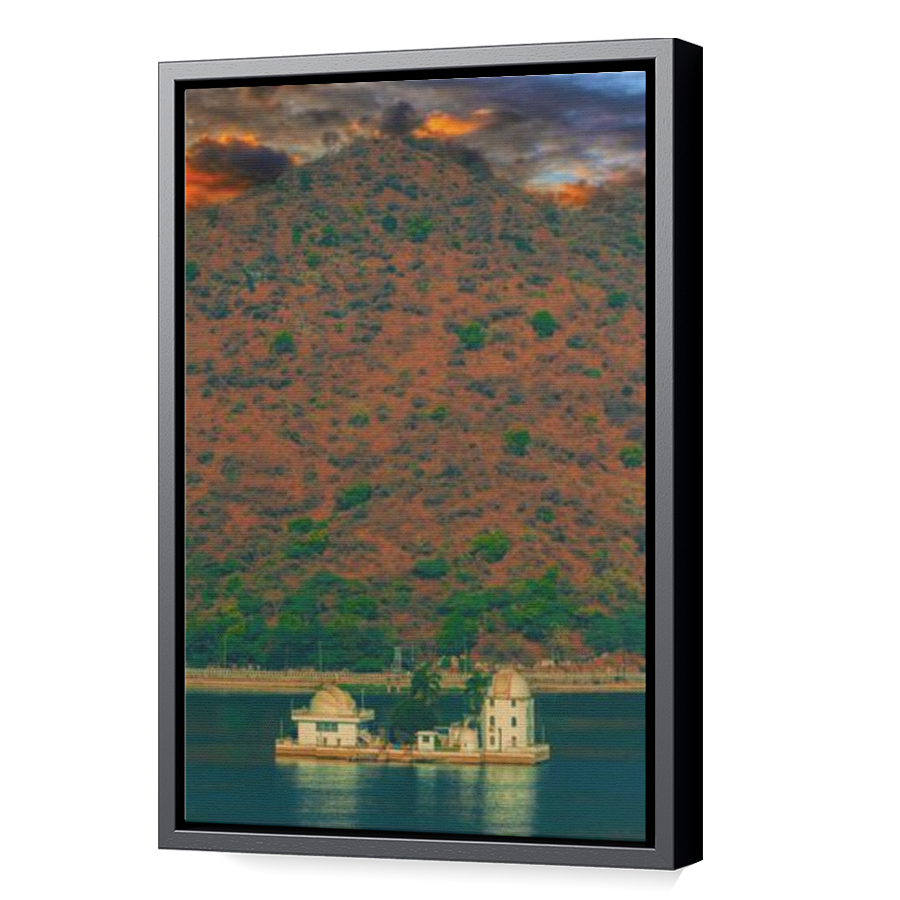 Thumbnail for Canvas - Black Floating Frame