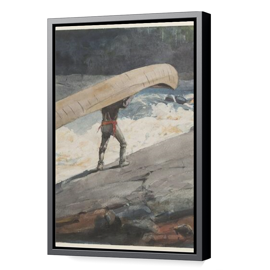 Thumbnail for Canvas - Black Floating Frame