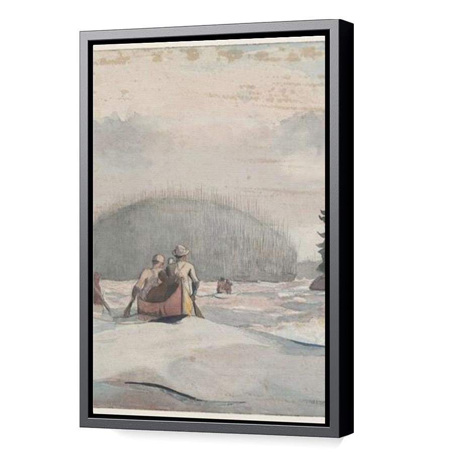 Thumbnail for Canvas - Black Floating Frame