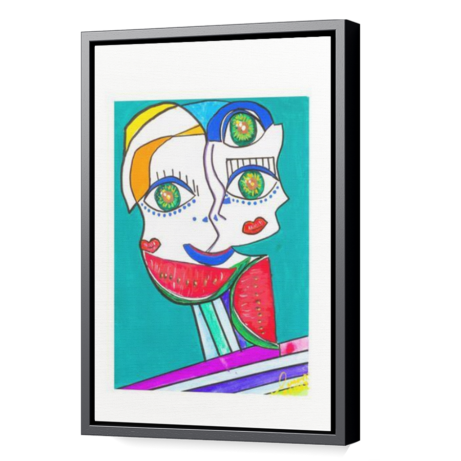 Thumbnail for Canvas - Black Floating Frame