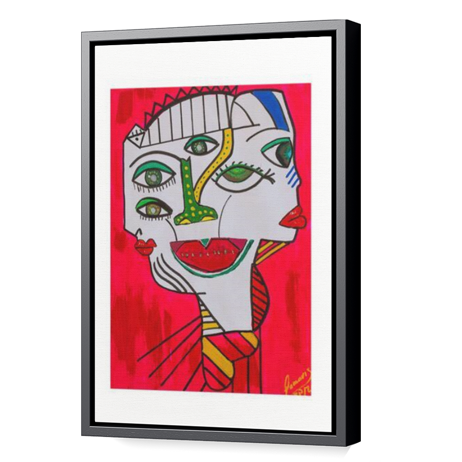 Thumbnail for Canvas - Black Floating Frame
