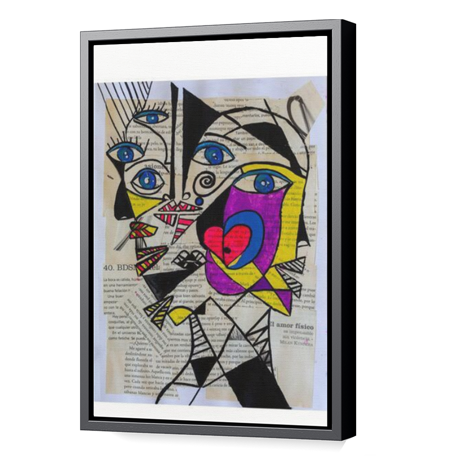 Thumbnail for Canvas - Black Floating Frame