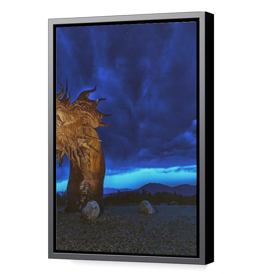 Thumbnail for Canvas - Black Floating Frame