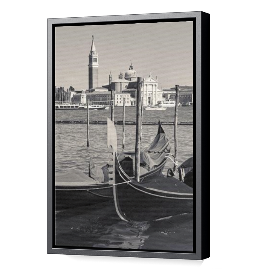 Thumbnail for Canvas - Black Floating Frame
