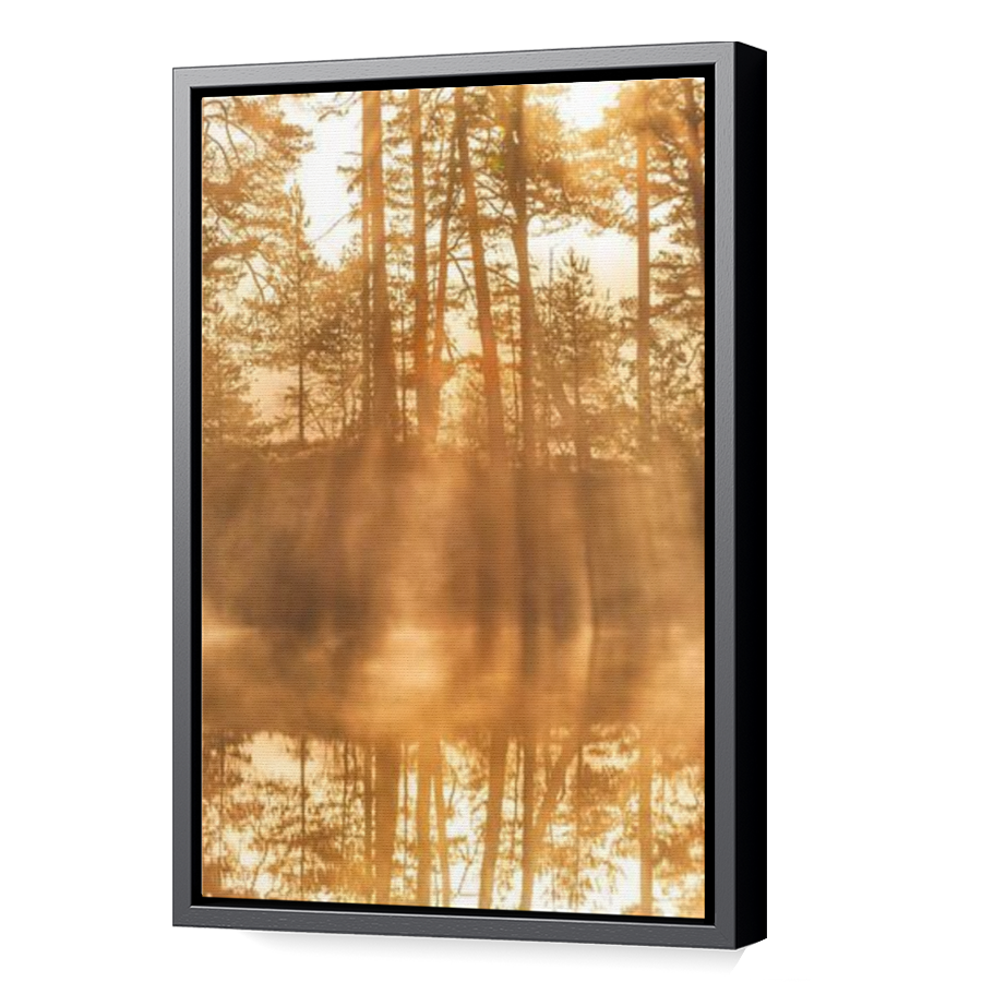 Thumbnail for Canvas - Black Floating Frame