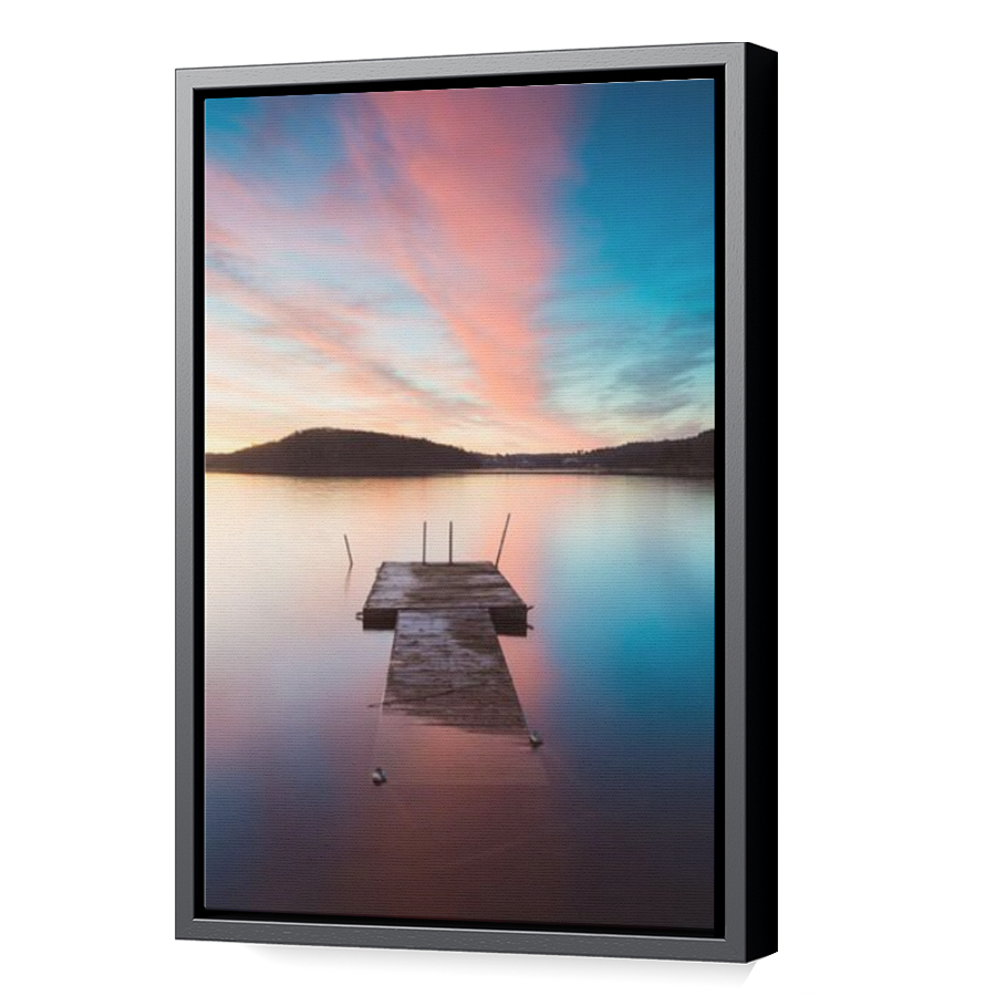Thumbnail for Canvas - Black Floating Frame