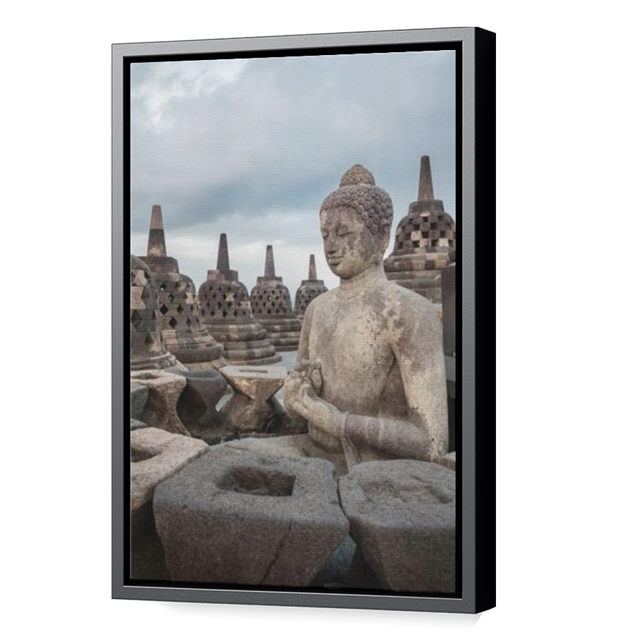Thumbnail for Canvas - Black Floating Frame