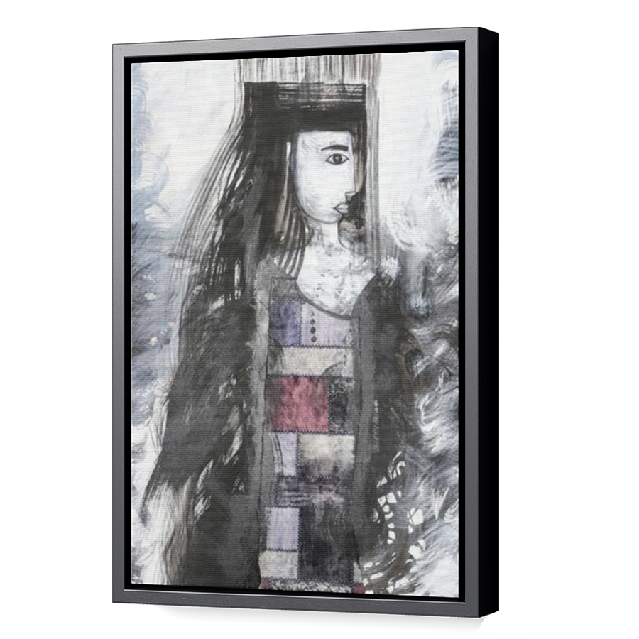 Thumbnail for Canvas - Black Floating Frame