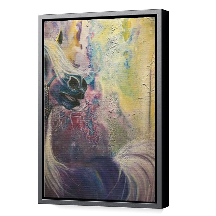 Thumbnail for Canvas - Black Floating Frame