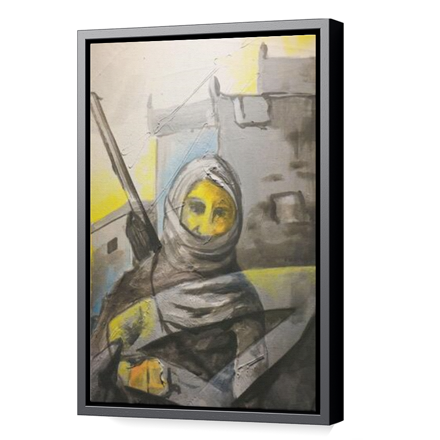 Thumbnail for Canvas - Black Floating Frame
