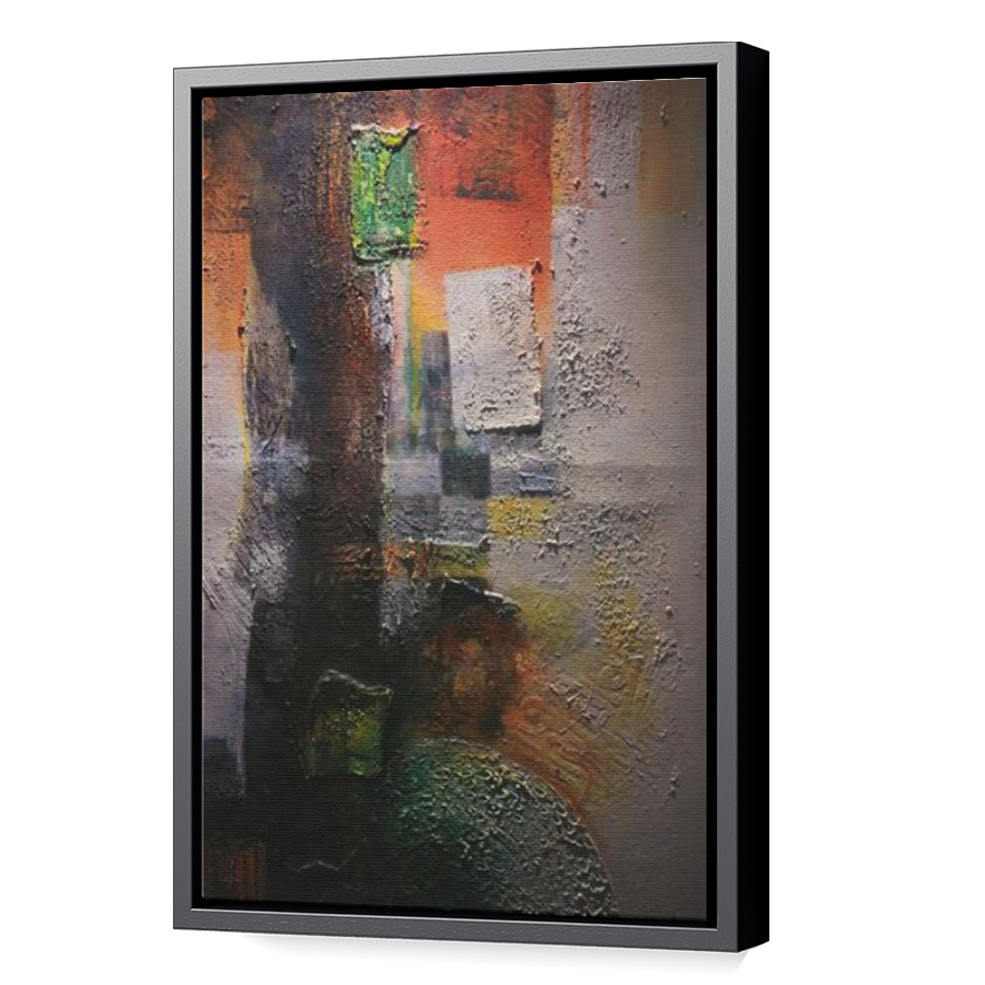 Thumbnail for Canvas - Black Floating Frame