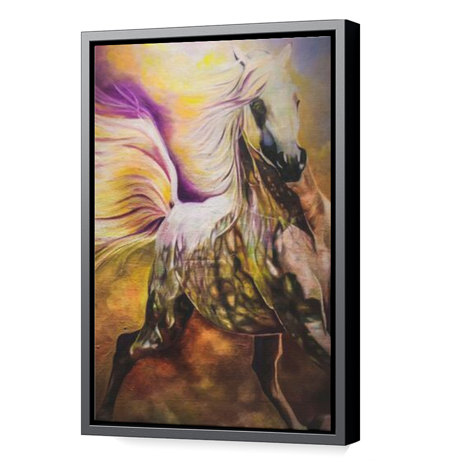Thumbnail for Canvas - Black Floating Frame