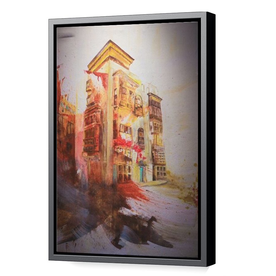 Thumbnail for Canvas - Black Floating Frame