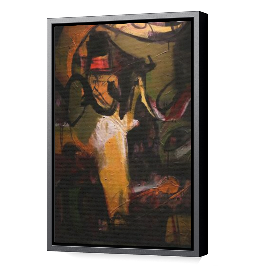 Thumbnail for Canvas - Black Floating Frame