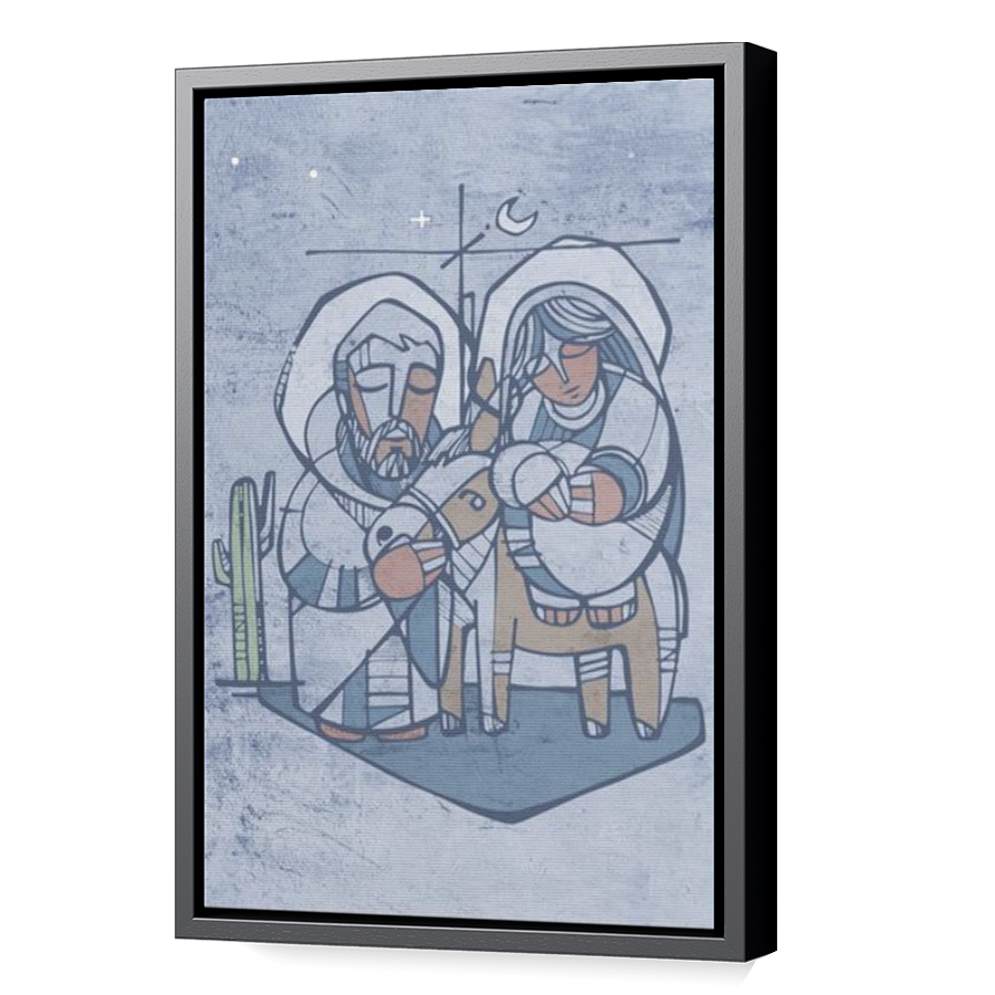 Thumbnail for Canvas - Black Floating Frame
