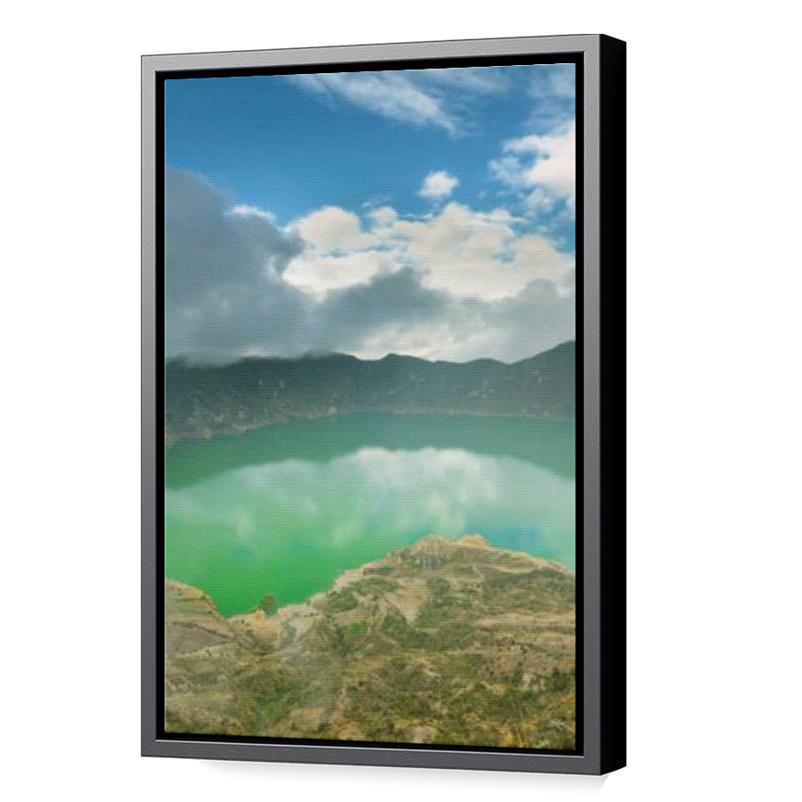 Thumbnail for Canvas - Black Floating Frame