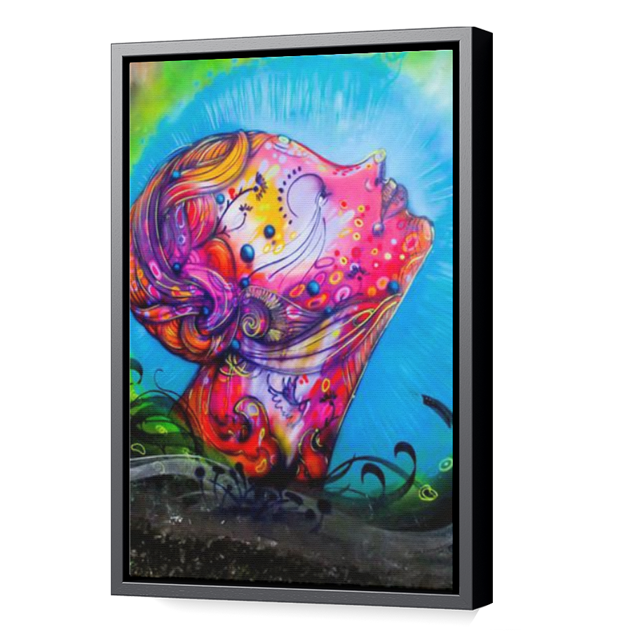 Thumbnail for Canvas - Black Floating Frame