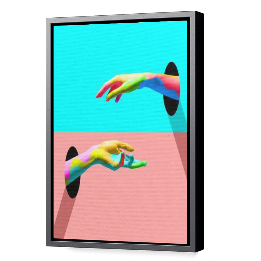 Thumbnail for Canvas - Black Floating Frame