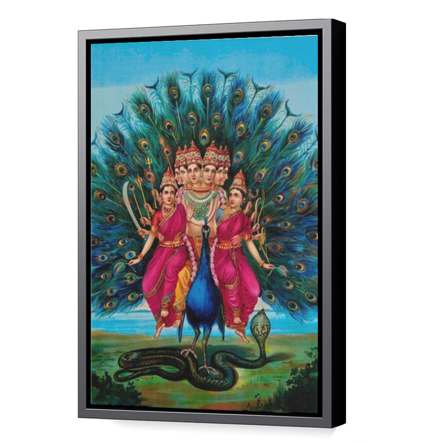 Thumbnail for Canvas - Black Floating Frame