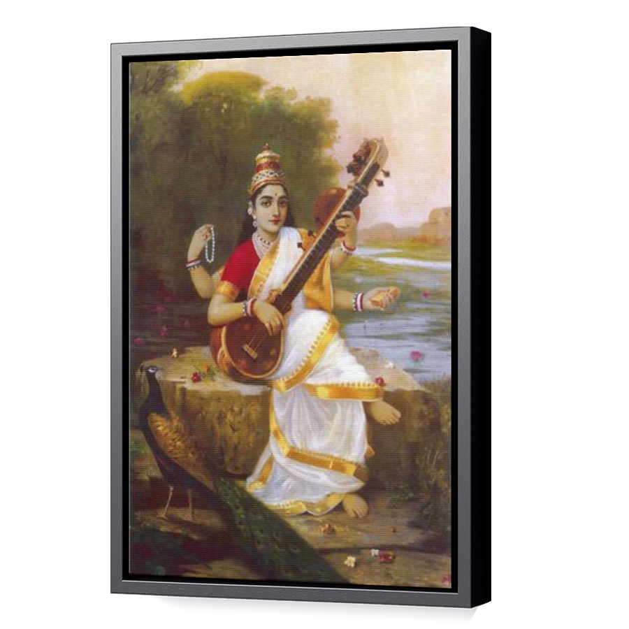 Thumbnail for Canvas - Black Floating Frame