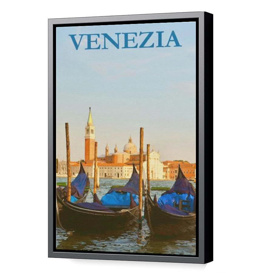 Thumbnail for Canvas - Black Floating Frame