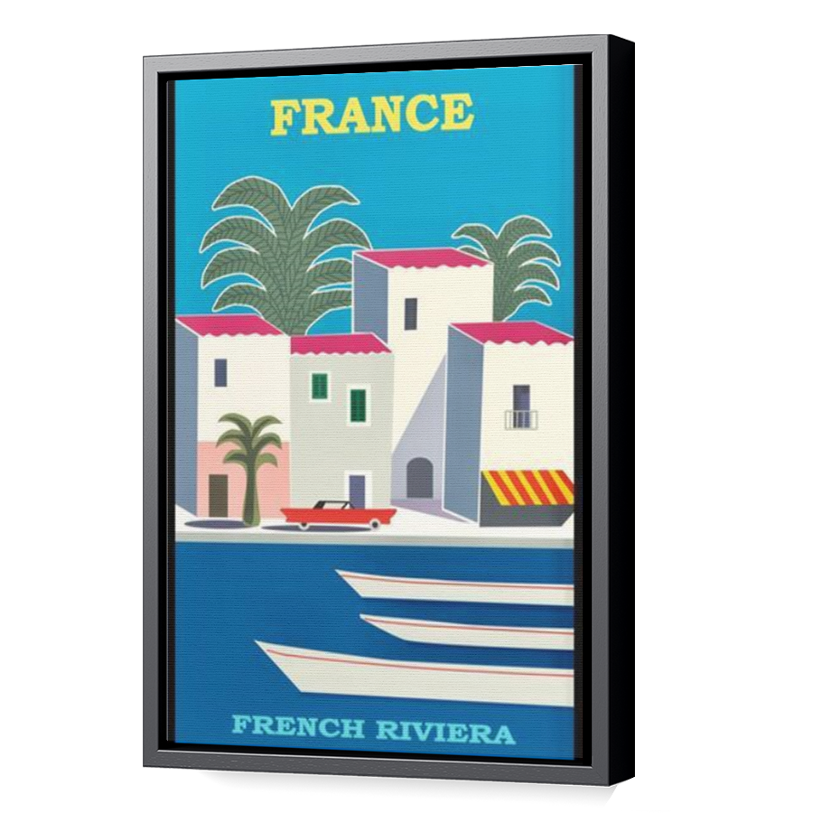 Thumbnail for Canvas - Black Floating Frame