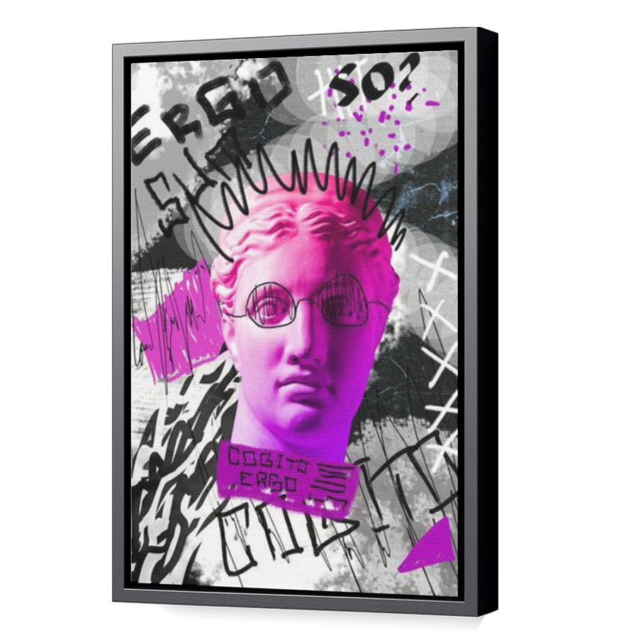 Thumbnail for Canvas - Black Floating Frame