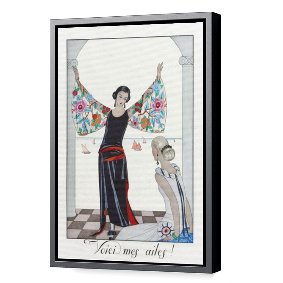 Thumbnail for Canvas - Black Floating Frame