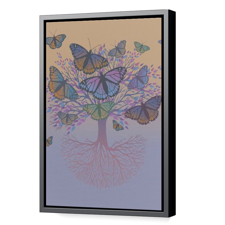 Thumbnail for Canvas - Black Floating Frame