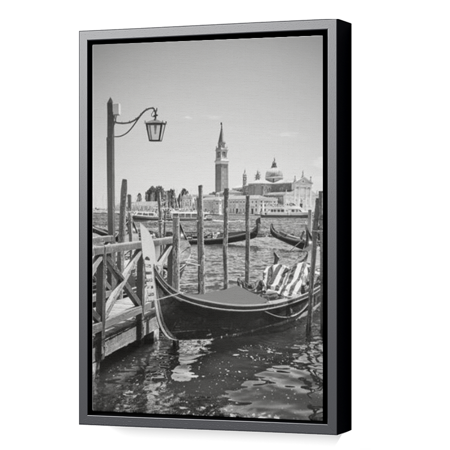 Thumbnail for Canvas - Black Floating Frame