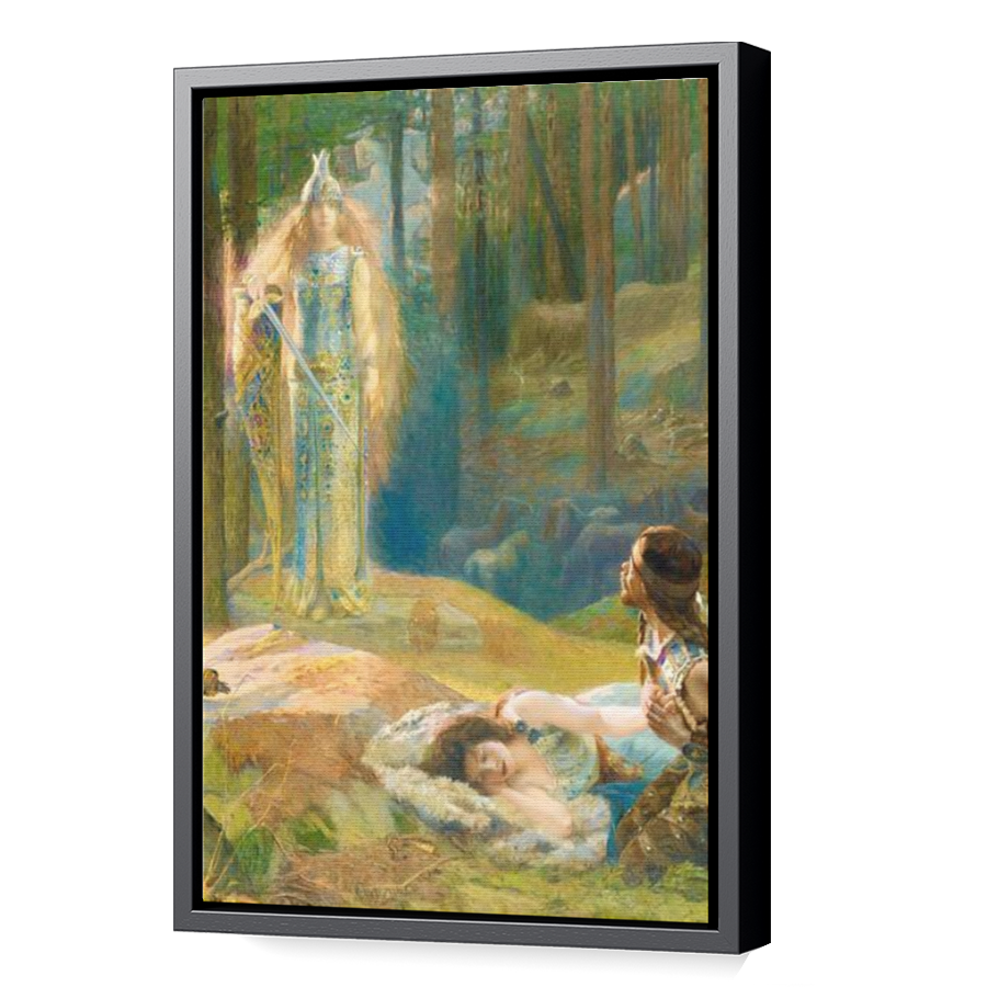Thumbnail for Canvas - Black Floating Frame