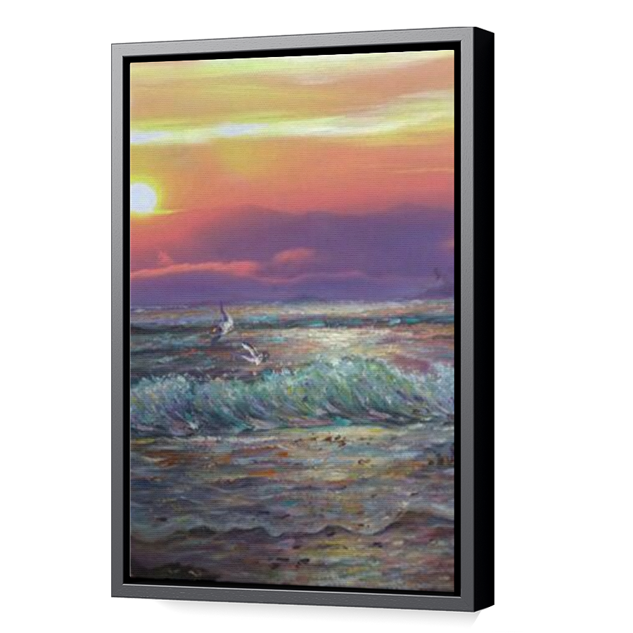 Thumbnail for Canvas - Black Floating Frame