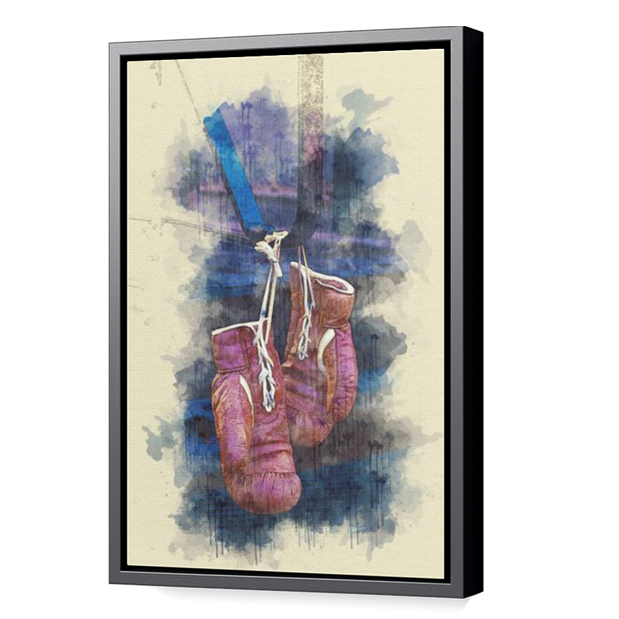Thumbnail for Canvas - Black Floating Frame