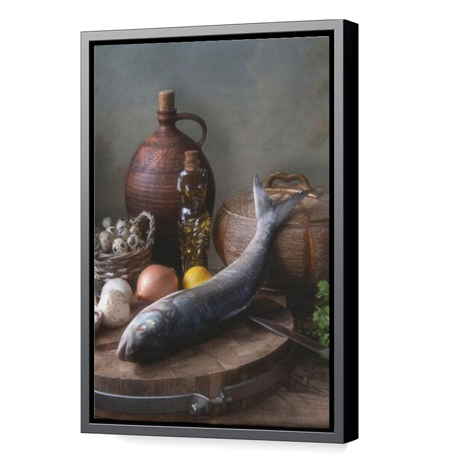 Thumbnail for Canvas - Black Floating Frame
