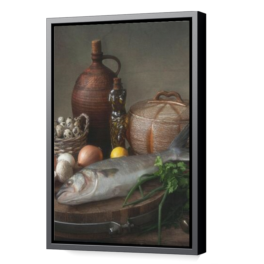 Thumbnail for Canvas - Black Floating Frame