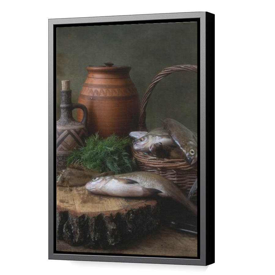 Thumbnail for Canvas - Black Floating Frame