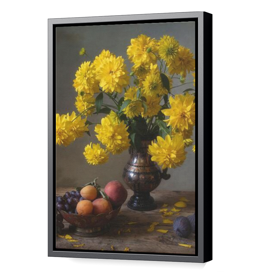Thumbnail for Canvas - Black Floating Frame