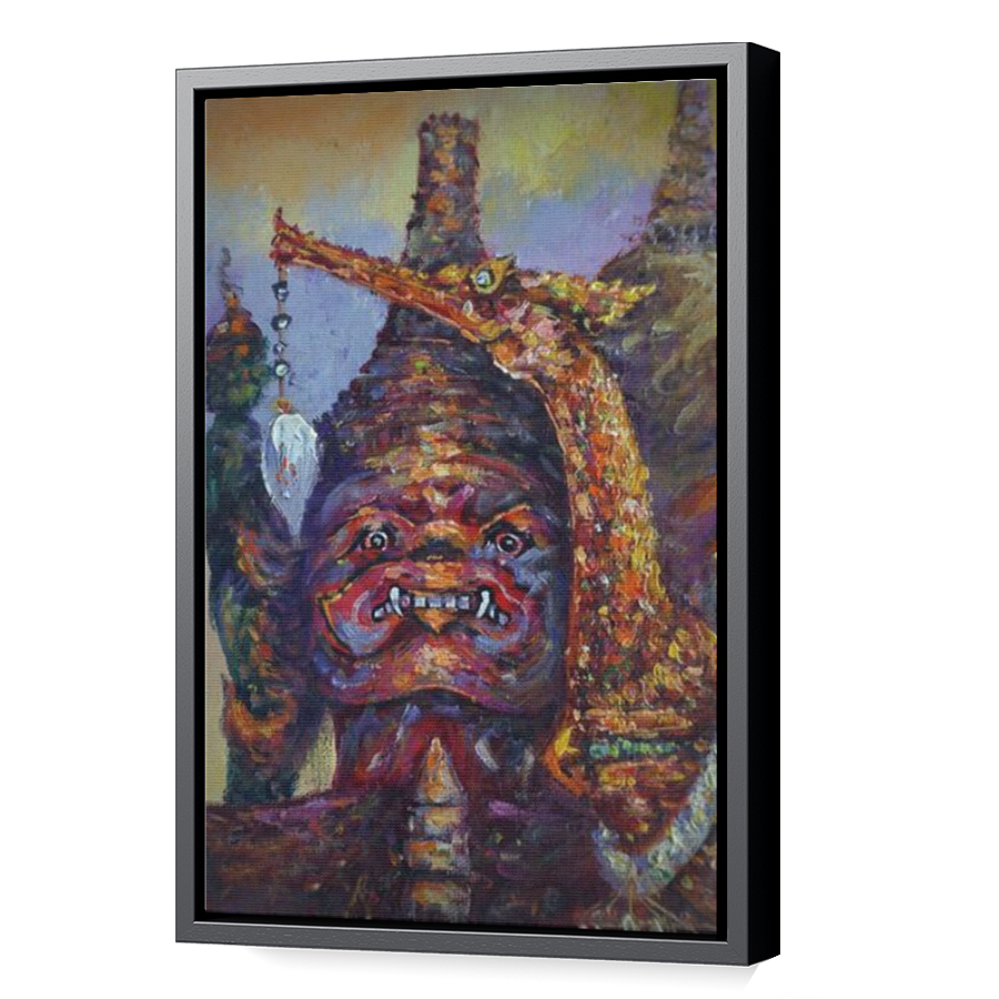 Thumbnail for Canvas - Black Floating Frame