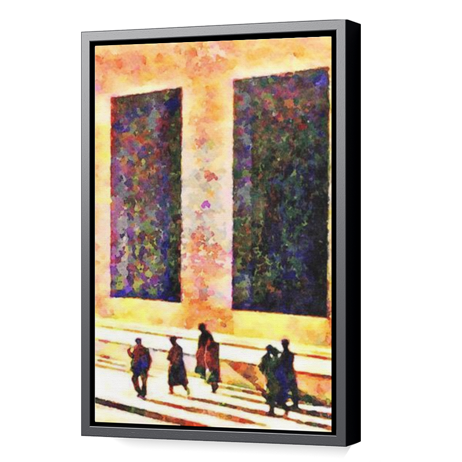Thumbnail for Canvas - Black Floating Frame