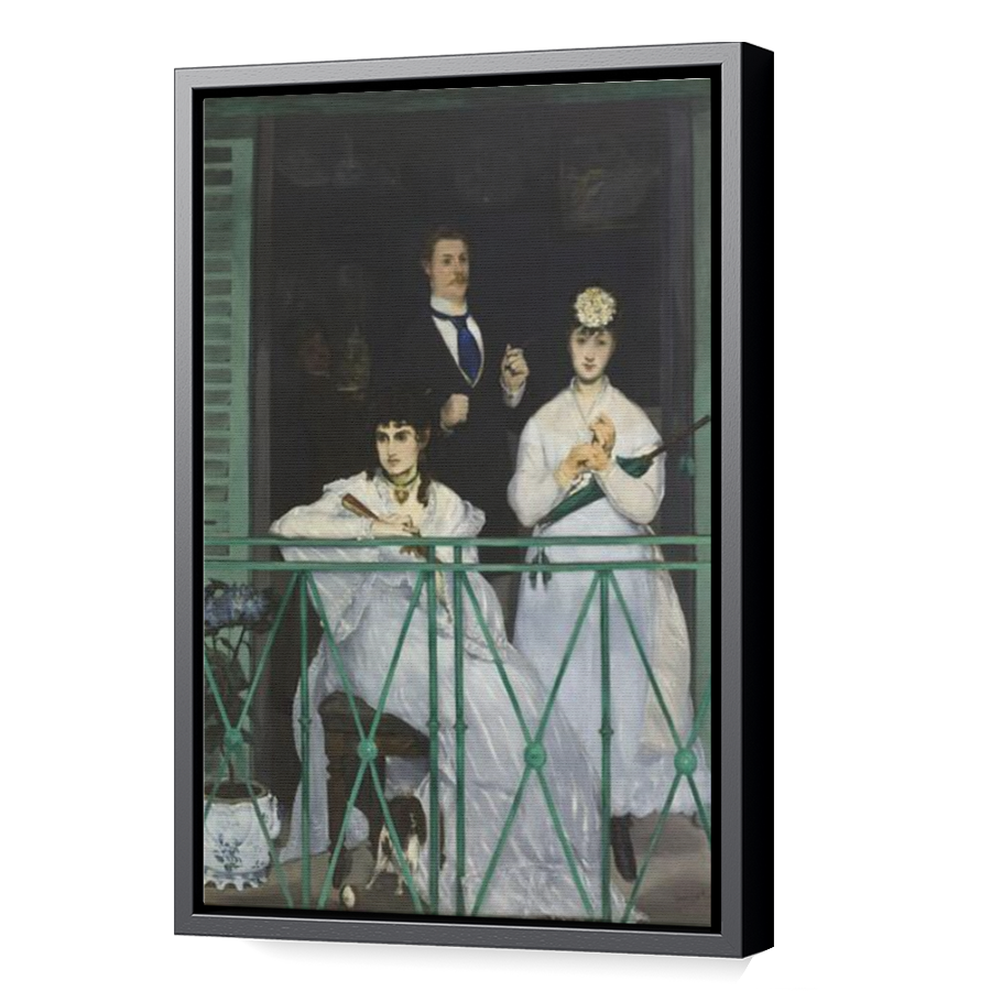 Thumbnail for Canvas - Black Floating Frame