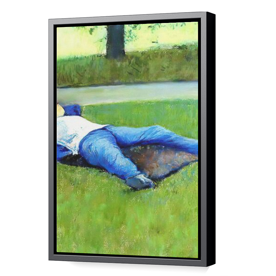 Thumbnail for Canvas - Black Floating Frame